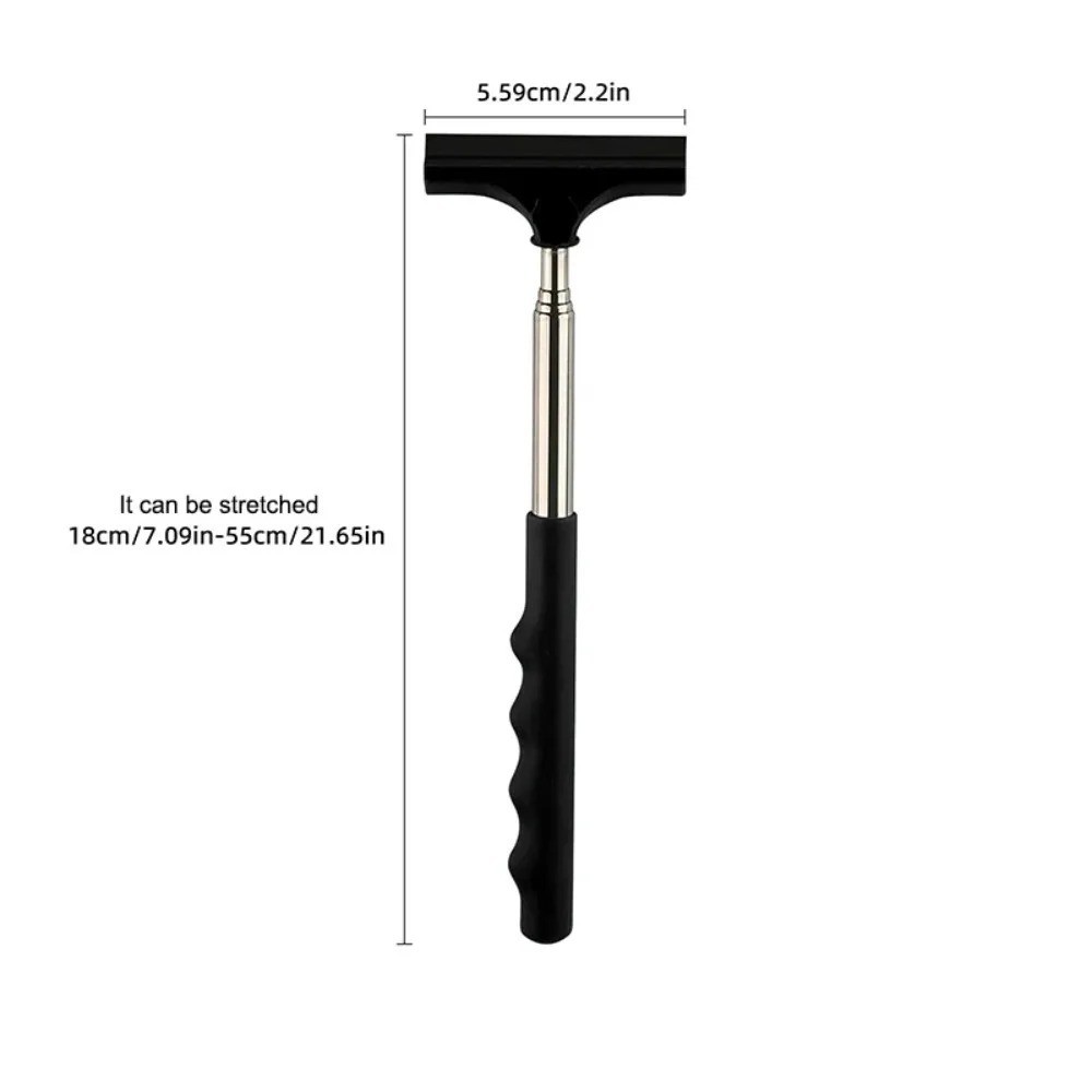 Portable Mini Telescopic Car Rearview Mirror Wiper Glass Cleaning Squeegee gallery