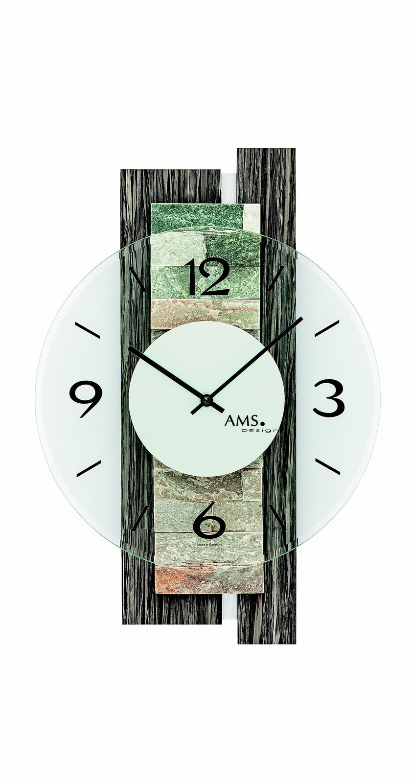 Modern Wall Clock with Quartz Movement by AMS gallery
