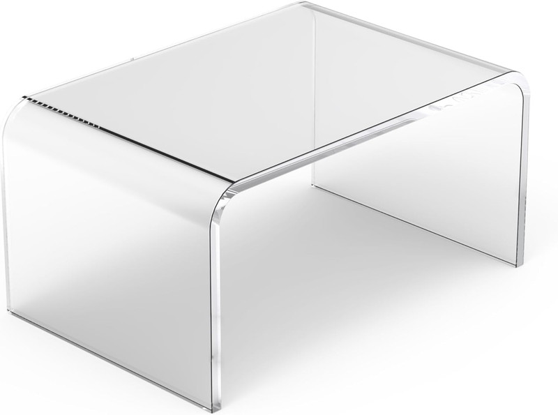 Acrylic Step Stool, Clear Foot Stool for Bathroom, Bedroom, Kitchen, Flower Pot gallery