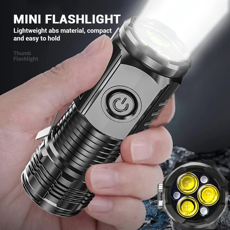1-10Pack Super Bright LED Flashlight Tactical Rechargeable LED Work Lights Torch gallery