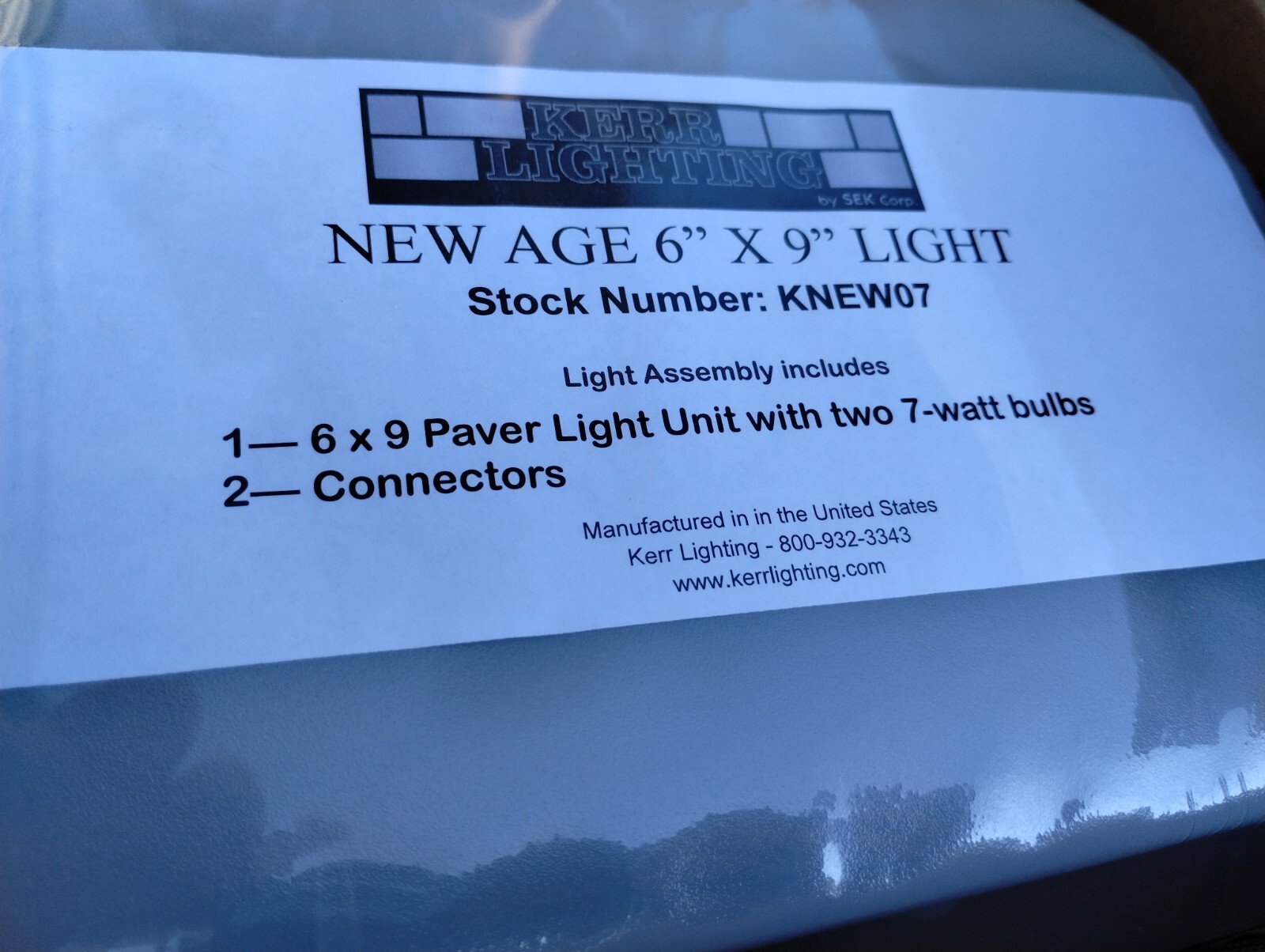 (6-Pack KIT) Kerr Lighting New Age Paver Lights (6.25" x 9.25") for Driveways +. gallery