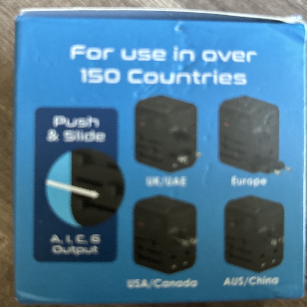 Ceptics 6-in-1 Universal Travel Adapter w/2X USB-A & 3X USB-C / Universal Outlet gallery