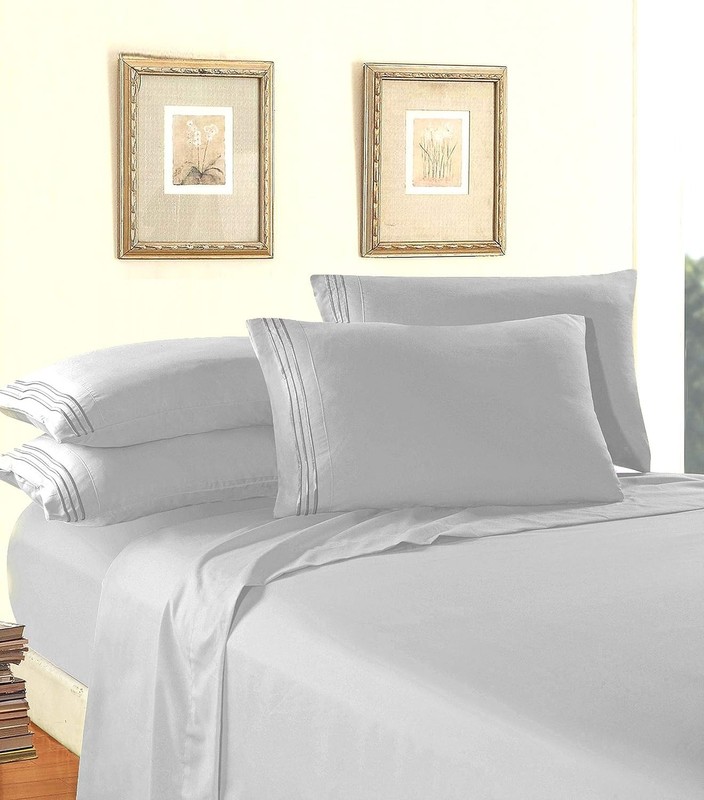 Luxury 1500 Hotel Quality Microfiber 4-Piece Sheet Set - Wrinkle Resistant, ... gallery