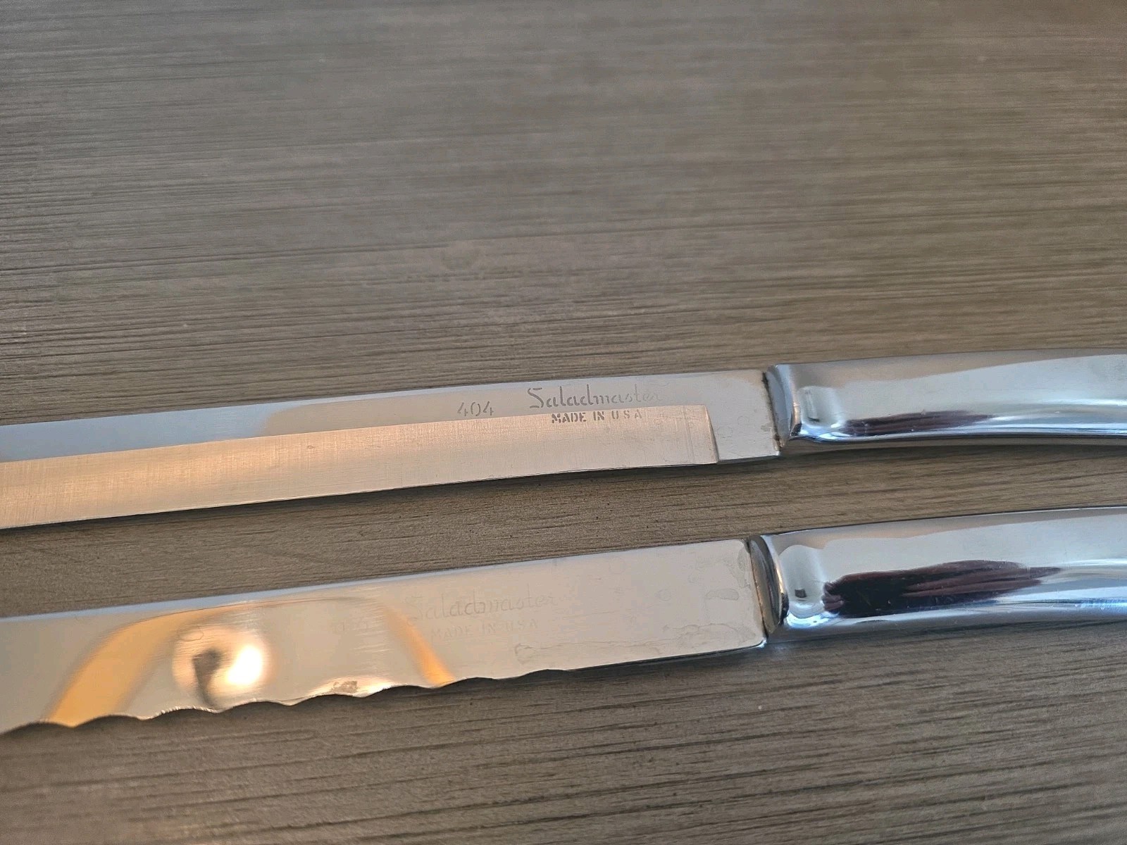 Saladmaster 404 406 Stainless Steel Knife Utensil Set USA gallery