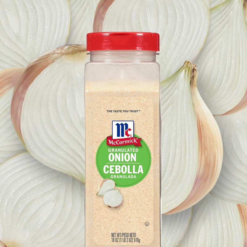 McCormick Granulated Onion For Any Dish, Vegetarian, 18 oz gallery