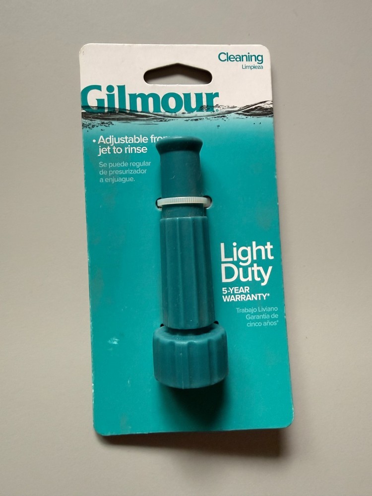Gilmour 3 pattern Adjustable Multi-Pattern Polypropylene Hose Nozzle