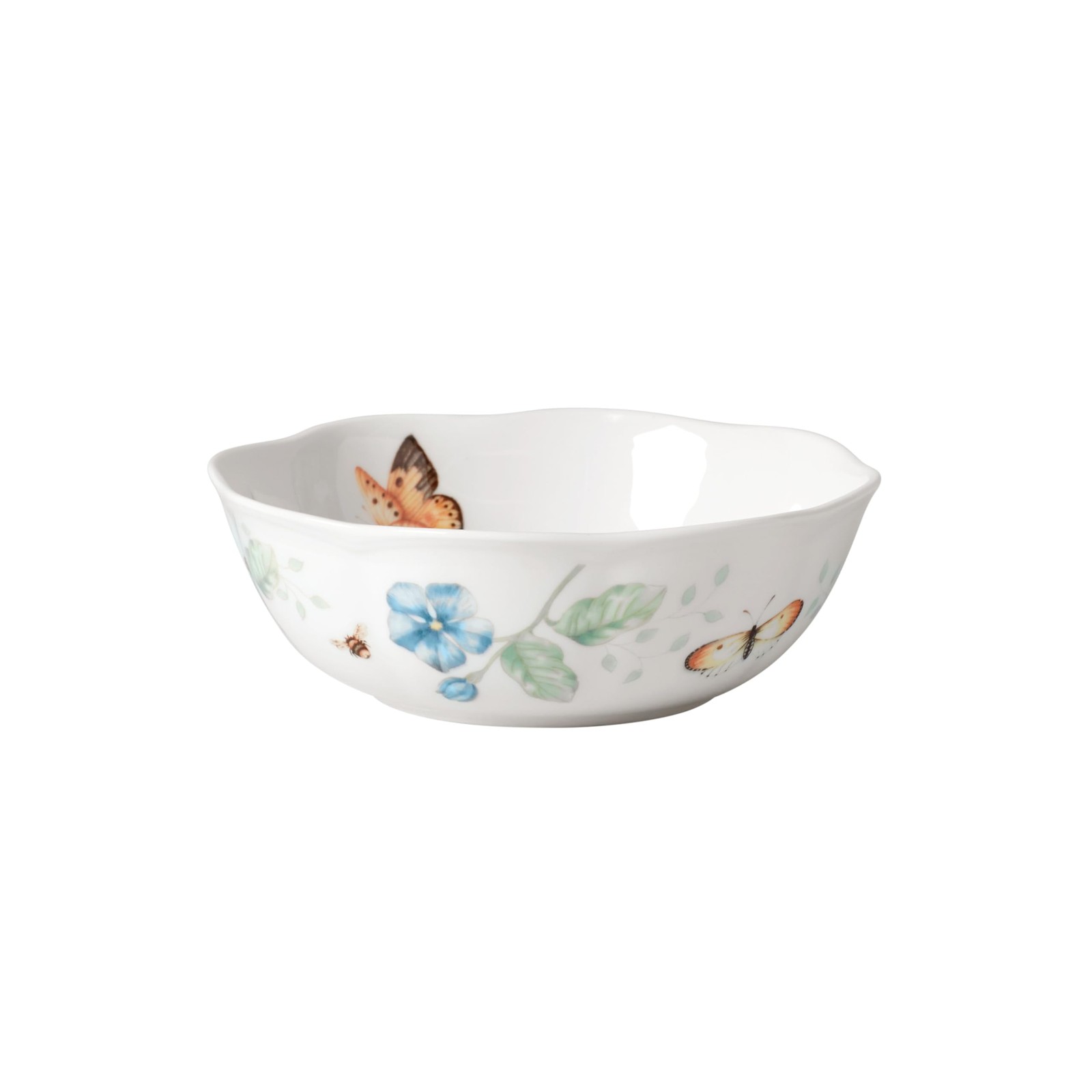 Butterfly Meadow Bowl 20 oz All Purpose Ceramic Serving Bowl 6.25" Lenox Style gallery