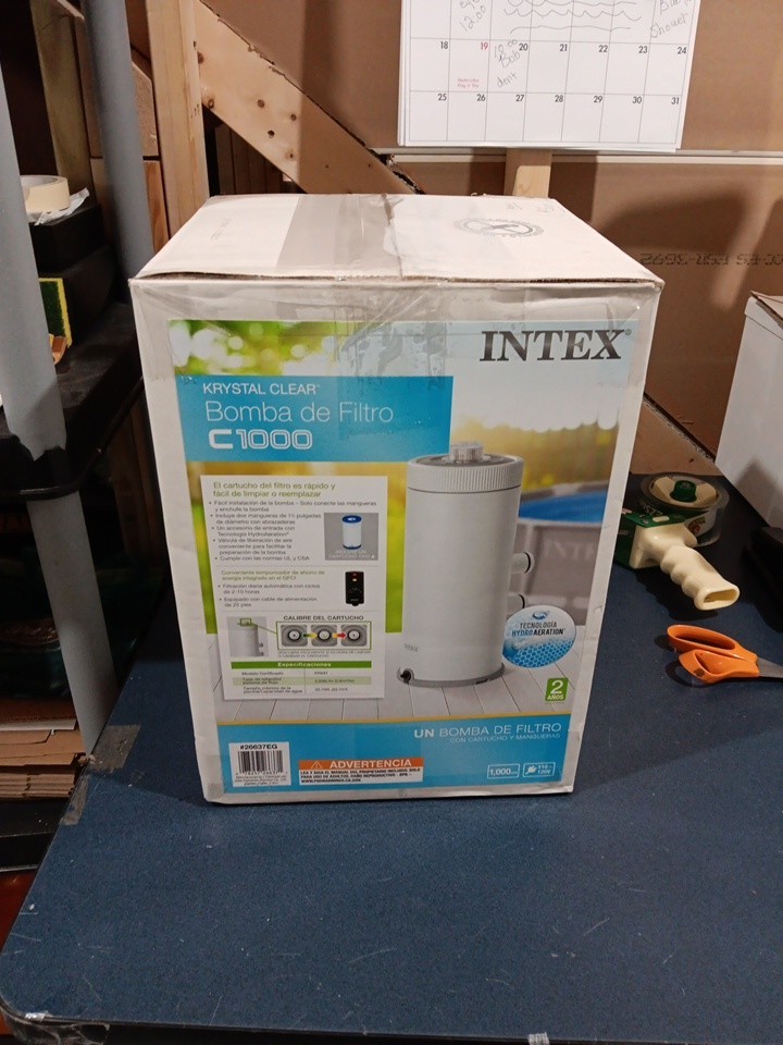 Intex Krystal Clear Cartridge Filter Pump 1000 GPH - Above Ground Pool gallery