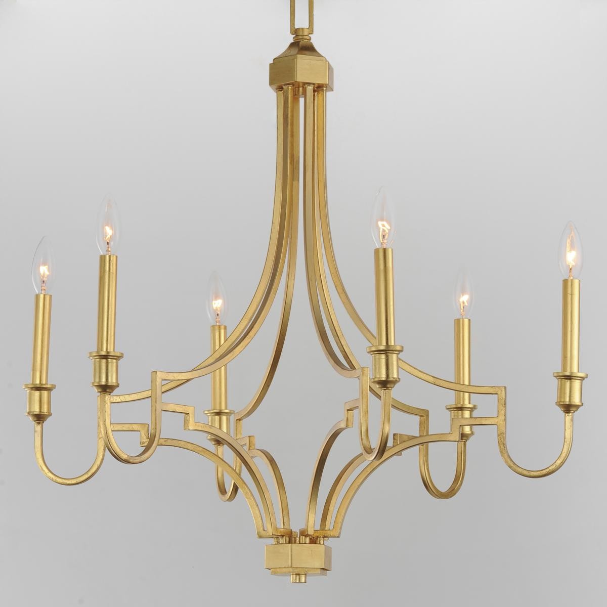 Maxim Lighting 12786GL Normandy Chandelier Gold Leaf gallery
