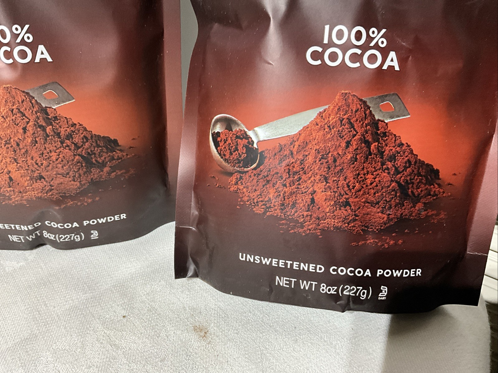 GHIRARDELLI Premium Baking 100% Unsweetened Cocoa Powder Lot Of TWO 8 oz Bags gallery