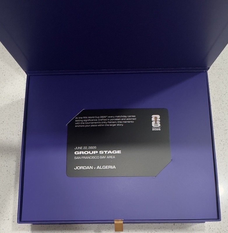 FIFA World Cup 2026 Commemorative Porcelain Rectangular Plate w/ Box gallery