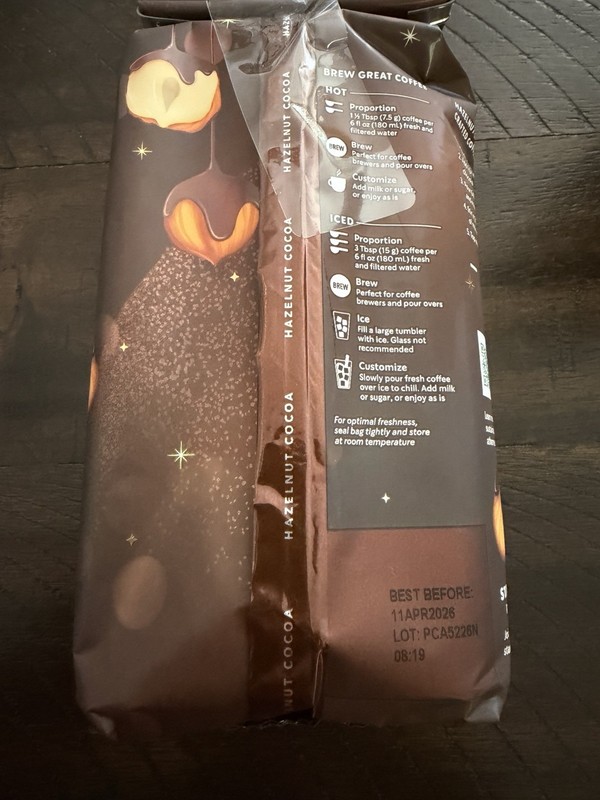 Starbucks Hazelnut Cocoa Ground Coffee Brew 11oz BEST BUY APRIL 11 2026 gallery