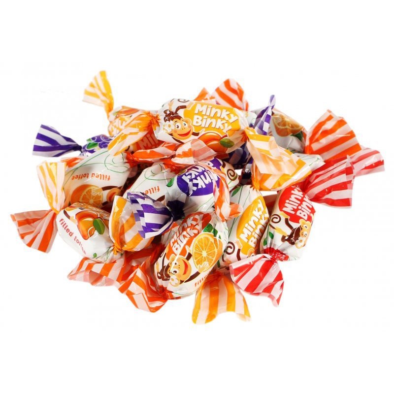 Roshen Minky Binky Toffee Candy with Fruity Jelly Filling Ukrainian Sweets Gift gallery