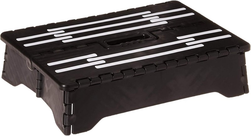 Versatile Portable Step Stool - 4" Height, Sturdy, Foldable Design for All Ages gallery