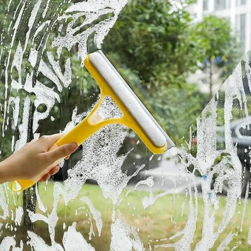 Multi-function glass wiper home window cleaning brush sprayer cleaning soap clea gallery