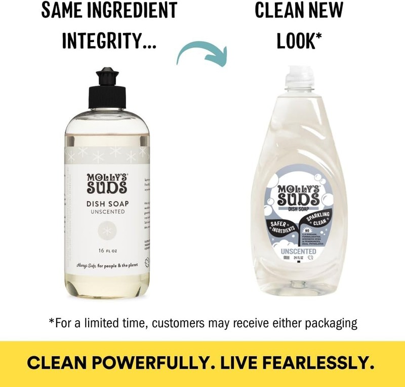 Cruelty-Free Liquid Dish Soap - Extra Scrubbing Power, Unscented 24 oz 2 Pack gallery