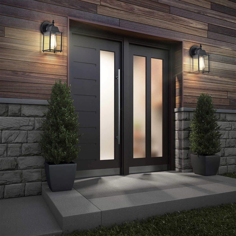 Outdoor Wall Light Fixtures 1 Pack Outdoor Lights Black porch lights gallery