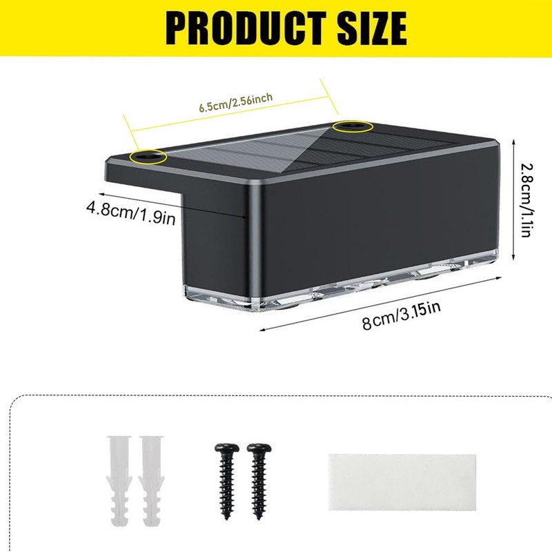 2 PACK Outdoor Solar Hanging Light Garden Portable Camping Motion Sensor Lamp gallery