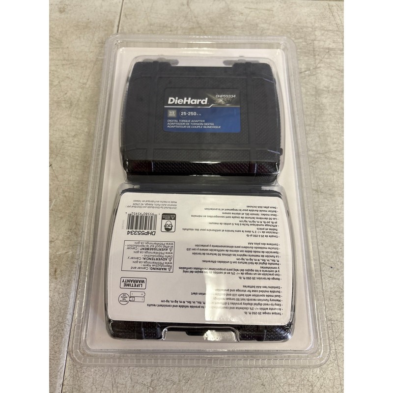 DieHard Digital Torque Adapter, 1/2 in. Drive, 25-250 lb-ft, LED & Audible Alert gallery