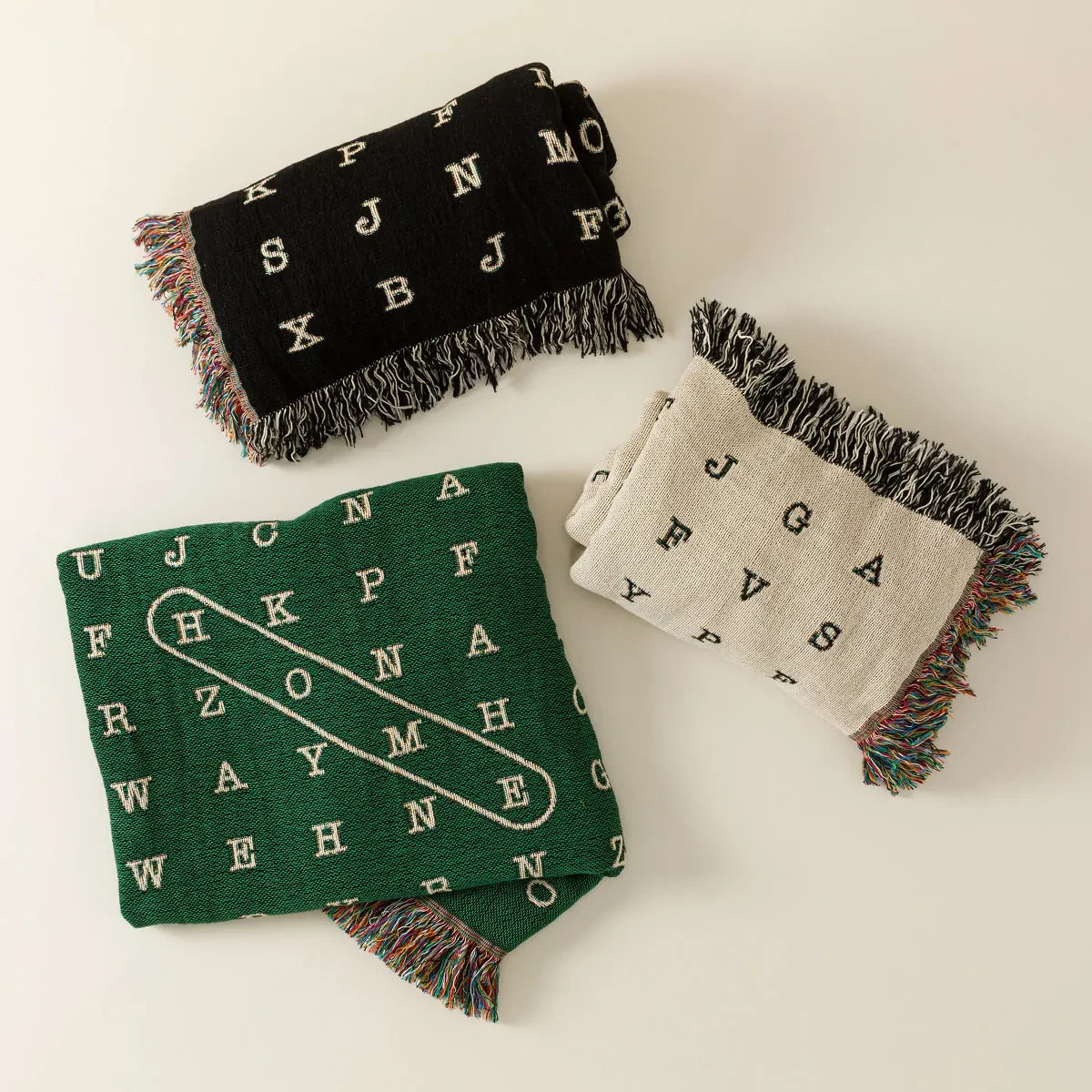 Personalized Word Search Throw Blanket Unique Gift Home Decor gallery