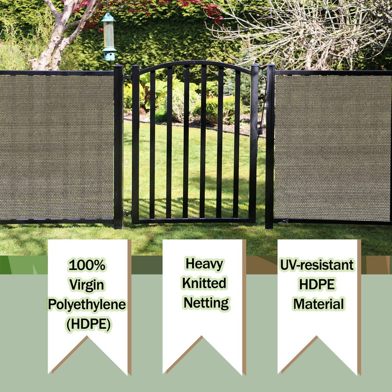 Custom Gate Privacy Screen Cover Panel Barrier for Door Gate Driveway Fence Pool gallery
