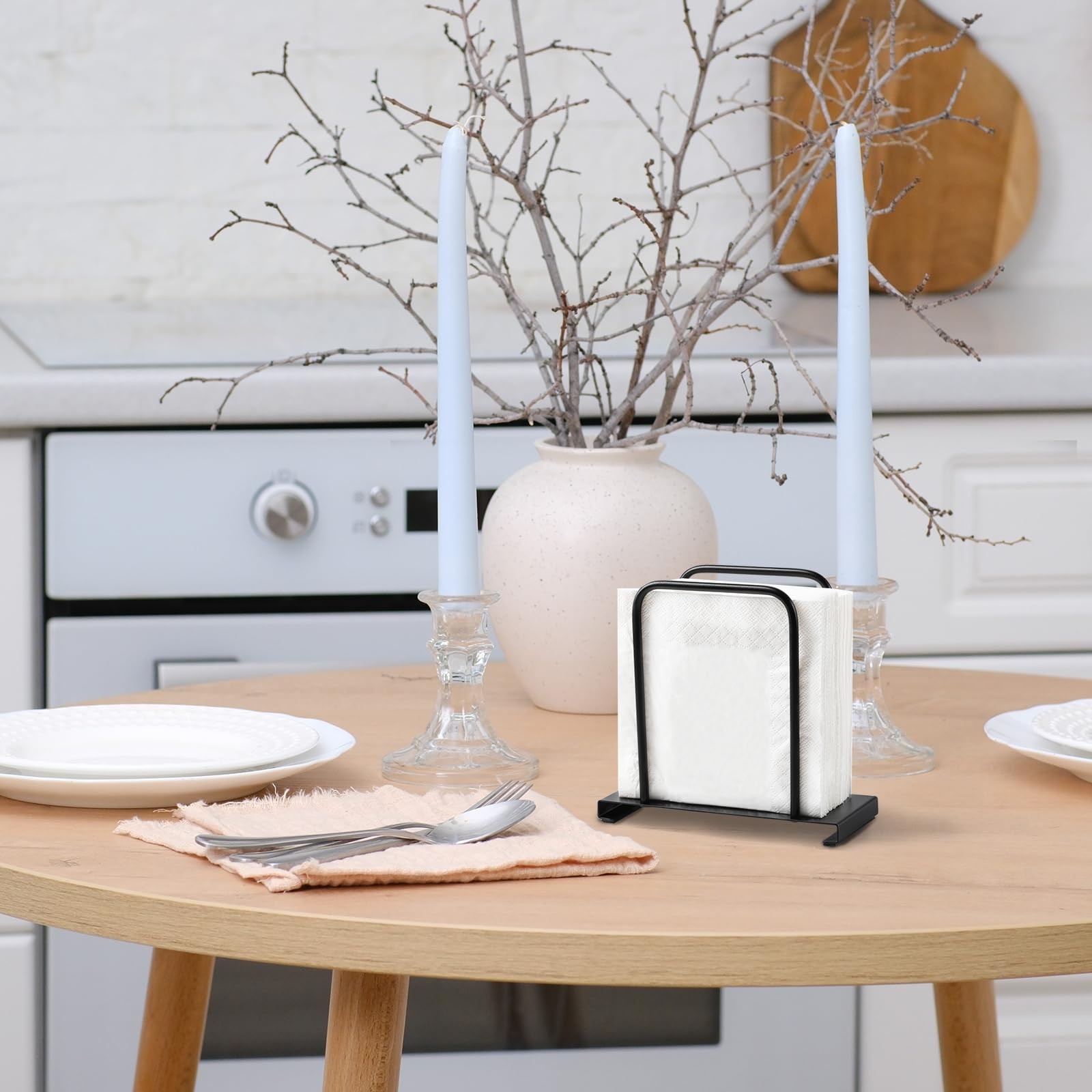 Napkin Holder, Modern Standing Paper Napkin Holders for Kitchen Dining Table, Me gallery