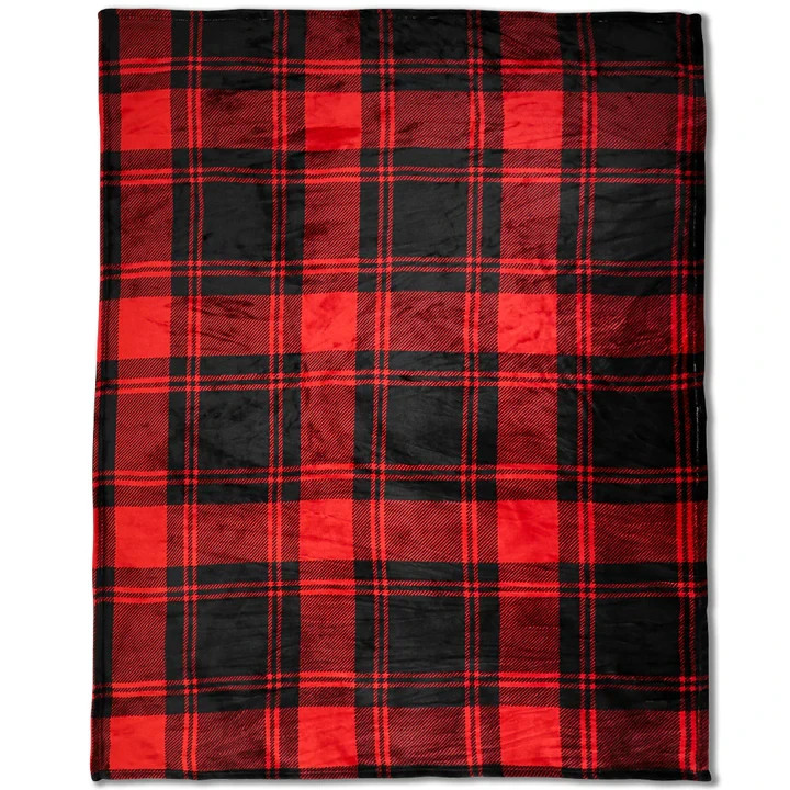 Red & Black Plaid Blanket Soft Plush Blanket Cozy Warm Plaid Blanket 50x60in gallery