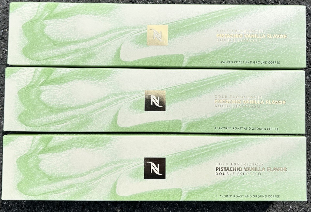 Nespresso Vertuo Pistachio Vanilla Over Ice Double Espresso Pods 30ct/3 sleeves gallery