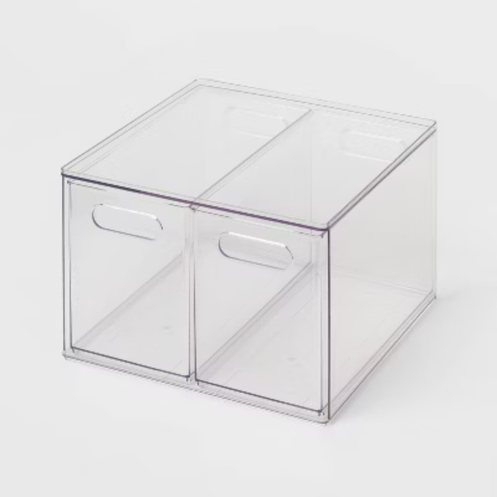 All Purpose 2 Drawer Storage Clear gallery