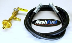 Partial Pol Liquid Propane Transfer Kit Tank Grill Filler Fill Unloading Lpg