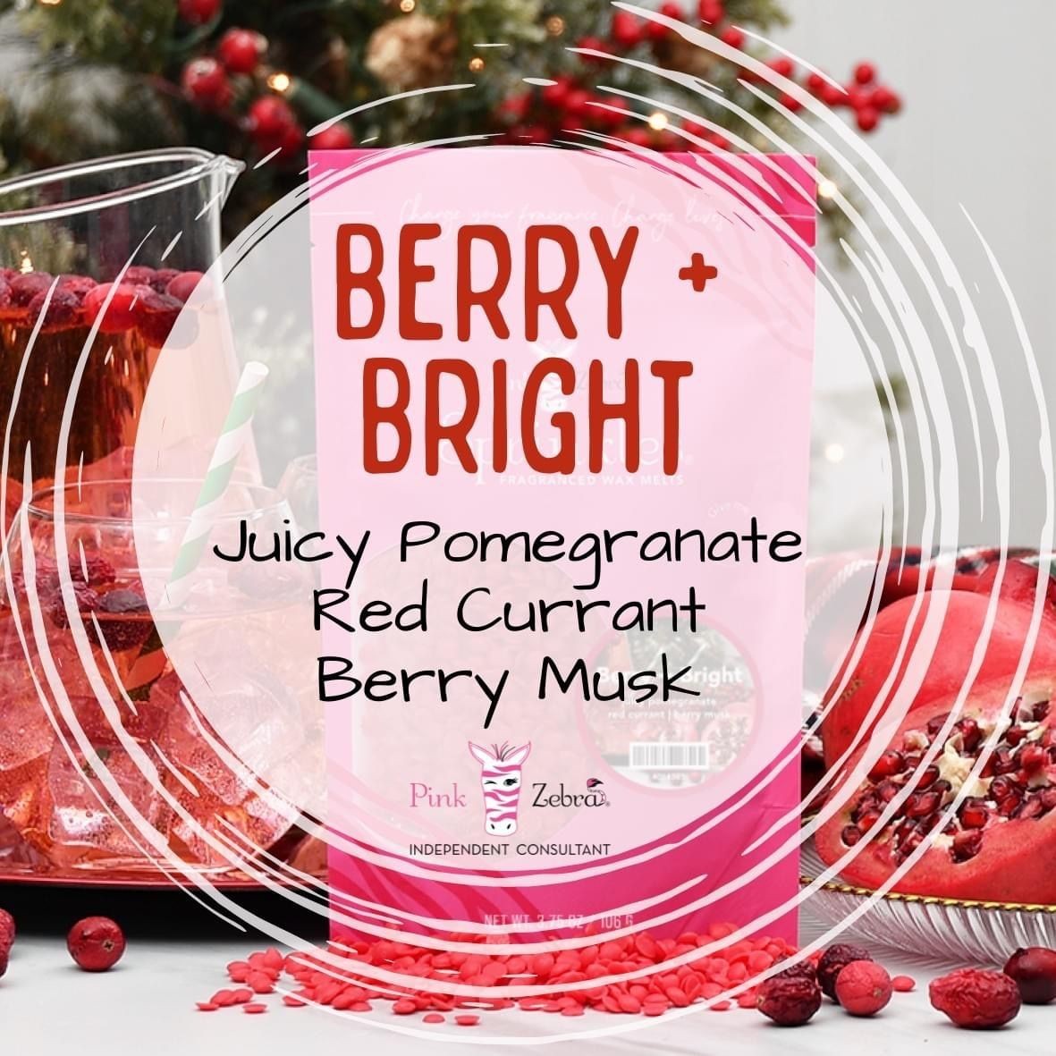 Pink Zebra Berry + Bright Sprinkles soy/wax melts 3.75 oz. Bag gallery