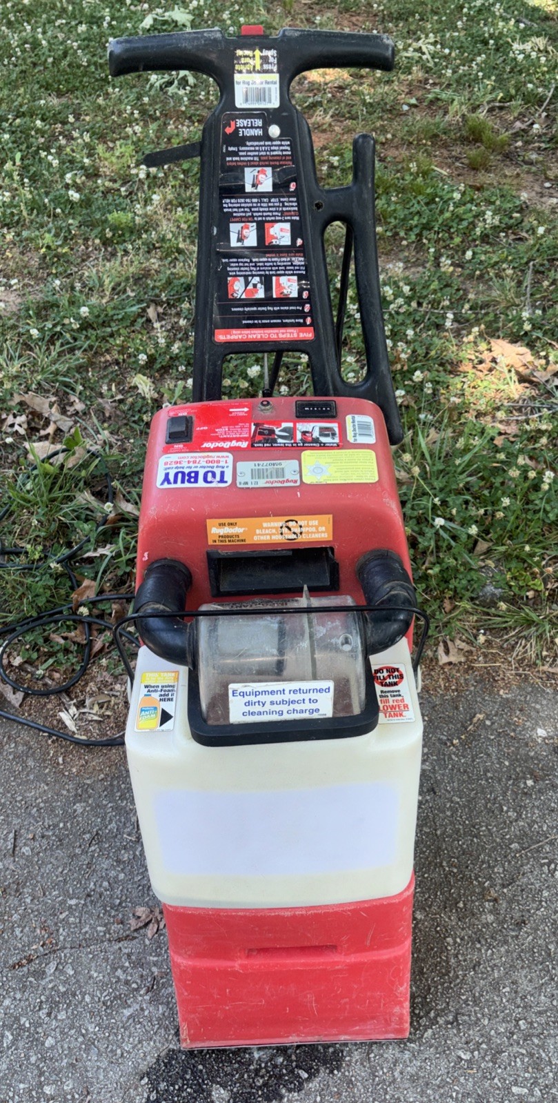 RUG DOCTOR COMMERCIAL CARPET CLEANER MODEL EZ-1 MP-R2B. PLS READ … gallery