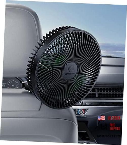 12V/24V Car Fan, Cigarette Lighter Stepless Speed Control, Electric Cooling gallery