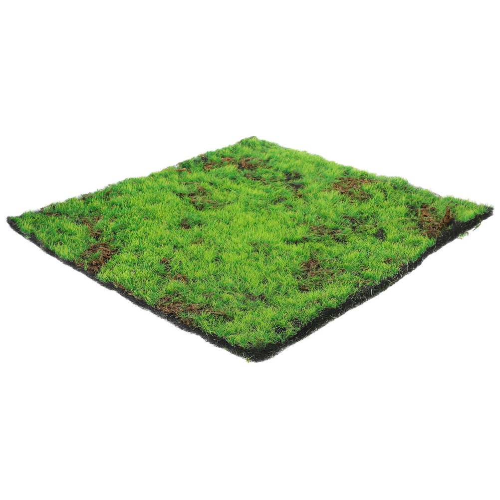 Green Artificial Moss Mat for Indoor Plants and Garden Decor Realistic Texture gallery