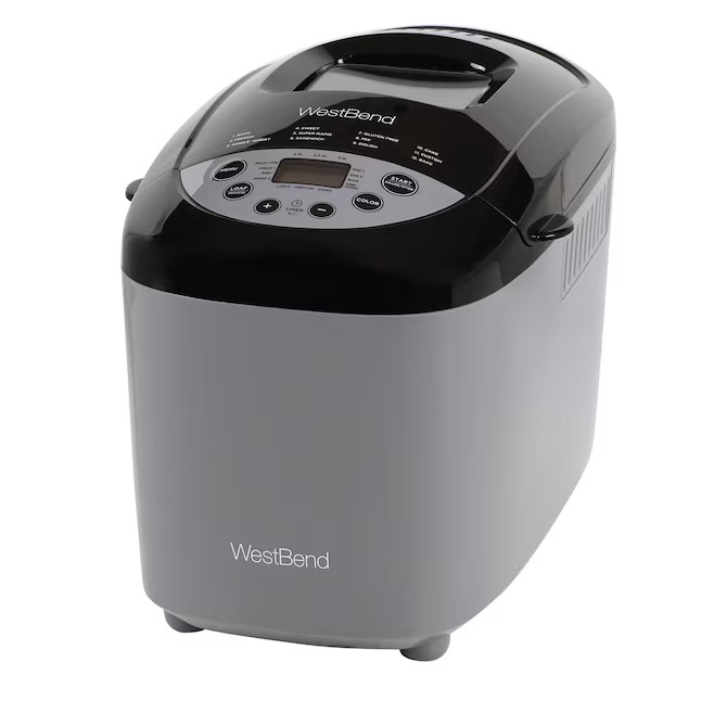 SALE- West Bend Gray Bread Maker (Bakes up to 3-lb loaf) gallery