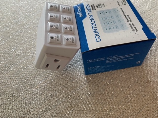 BN LINK SMART COUNT DOWN TIMER 120 VOLT 15 AMP INDOOR WALL TIMER gallery