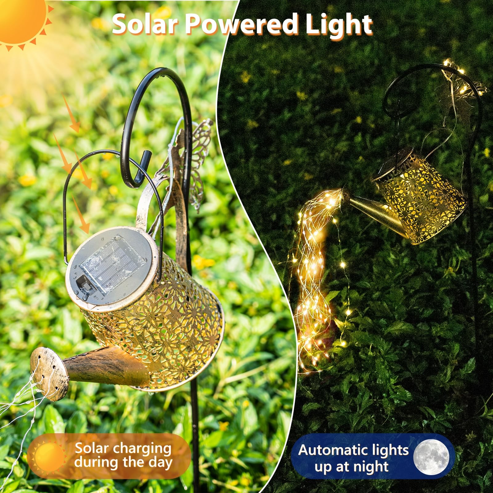 Solar Watering Can Light, Solar Outdoor Decorative,Garden Decor Lights for Yard gallery