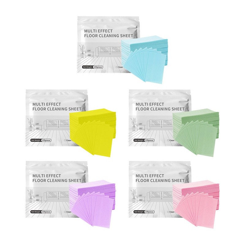 Multi-Effect Floor Cleaning Sheets,100pcs Water-Soluble Floor Cleaning Sheets gallery