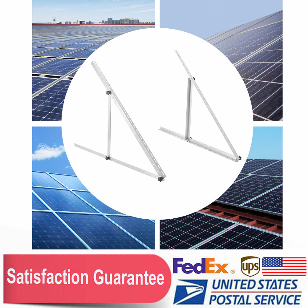 2 Pack 41 inches Adjustable Solar Panel RV Tilt Mount Brackets For Boat / Roof gallery