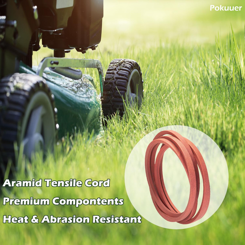 Mower Tractor 52" Deck Belt 1/2" X 145" Made with Kevlar Replacement for Ariens gallery