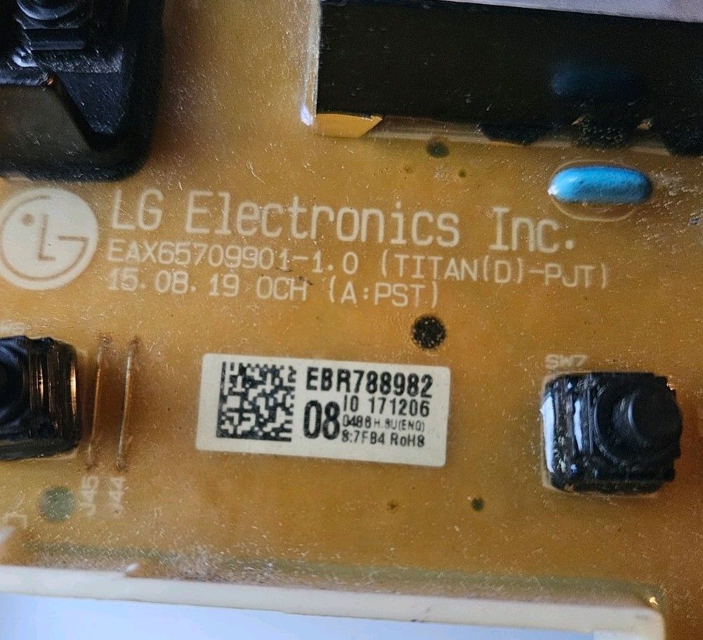 EAX65709901 EBR788982 LG Washer Control gallery