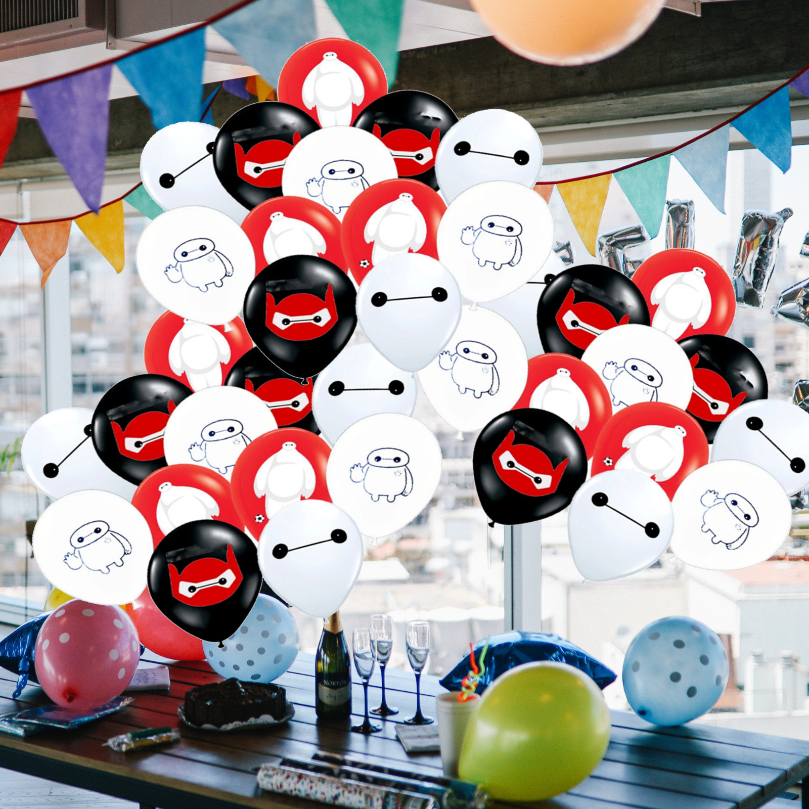 baymax PARTY SUPPLIES BIRTHDAY DECORATION BALLOON FOIL LATEX gallery