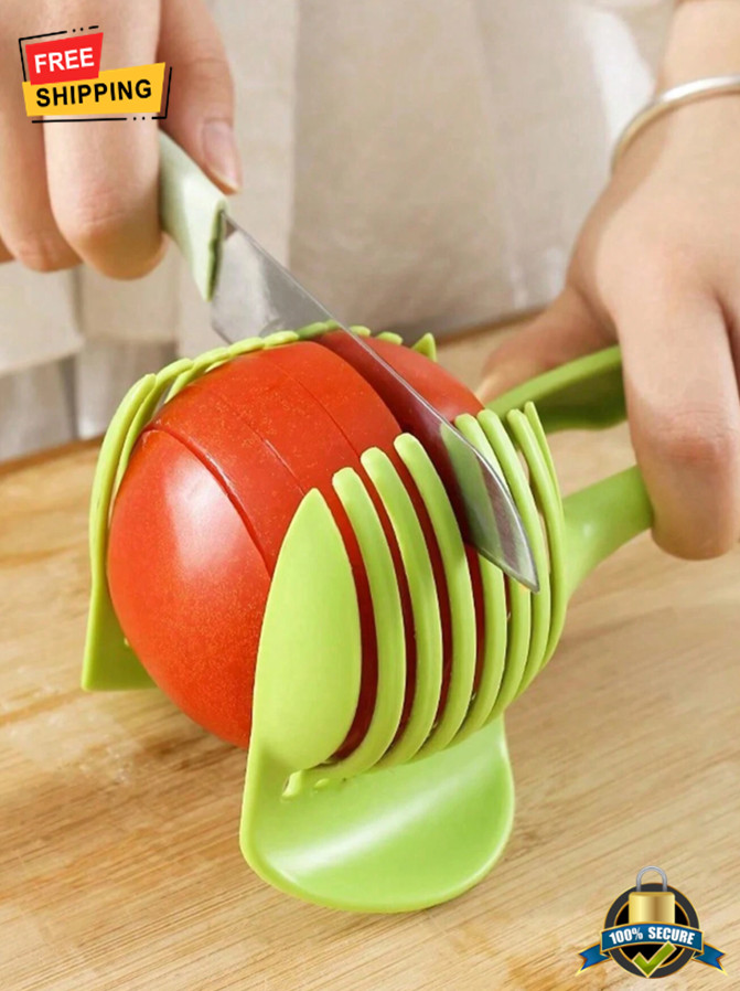 1 pc Lemon Slicer Kitchen Gadget for Cutting Fruits, Vegetables & Sandwiches gallery