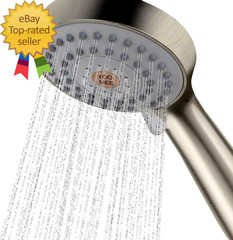 High Pressure Handheld Shower Head with Powerful Shower Spray against Low Pressu