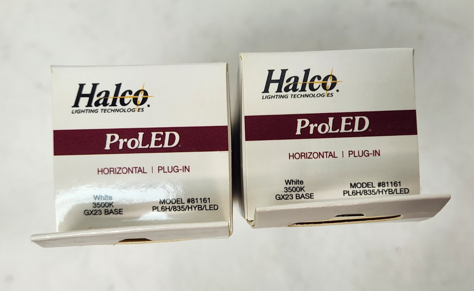 2 pcs - Halco PL6H/835/HYB/LED 81161 LED Plug-in Horizontal 6W 3500K Hybrid Bulb gallery