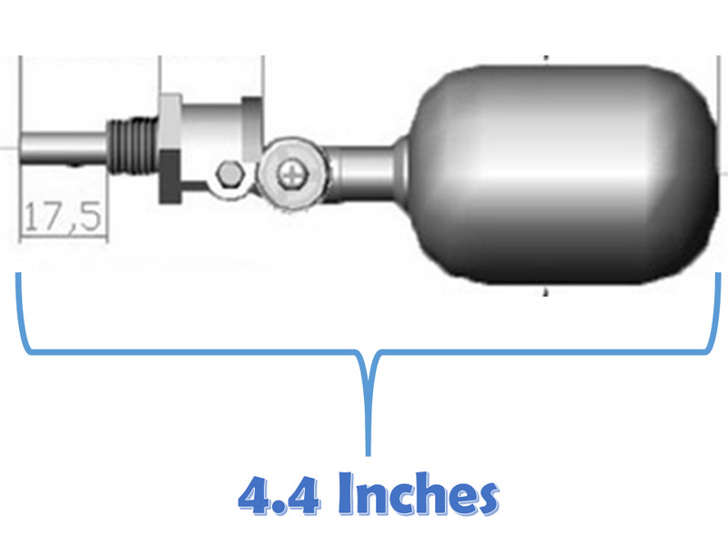 1/4" Mini Adjustable Float Valve Animal Auto-Fill Waterer Push-Fit FDA Approved gallery