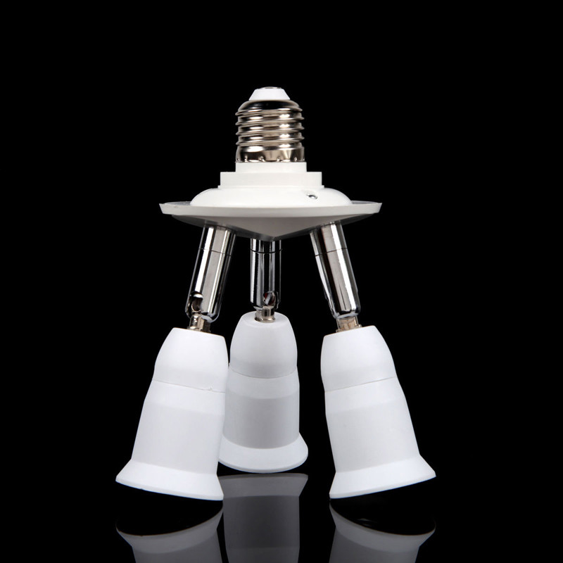 3/4/5 in1 Adjustable E27 Base Light Lamp Bulb Adapter Holder Socket Splitter gallery