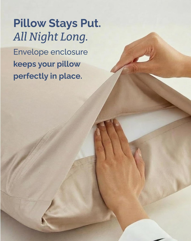 100% Rayon Derived from Bamboo - Bamboo Sheets Full Size - Cooling Sheets gallery