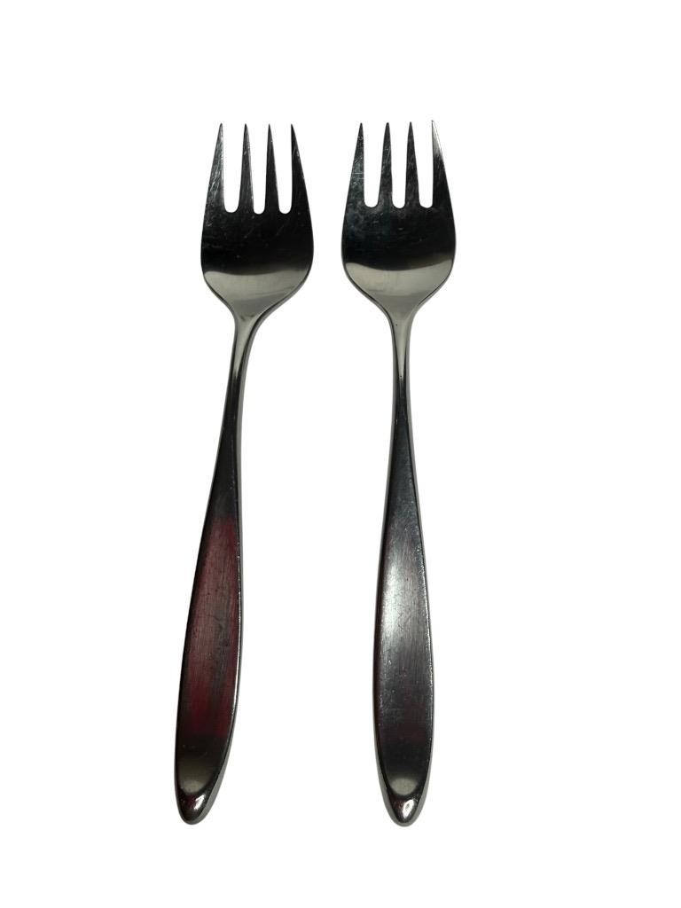 Lauffer Design 2 Norway Towle Stainless Steel Salad Forks Flatware Silverware gallery