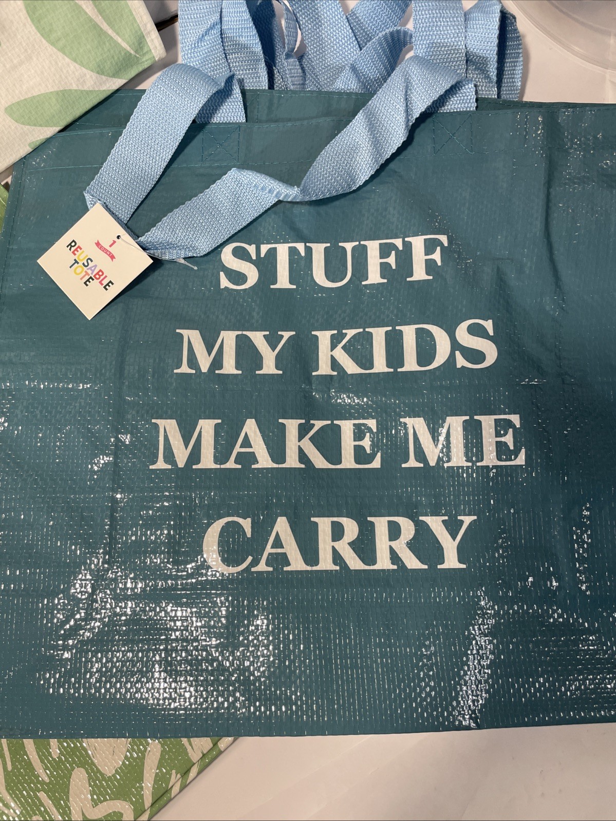 9 - Reusable Shopping Grocery Gift Tote Bag NWT Multipack, 3 of each design gallery